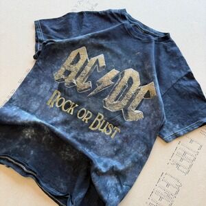 Y2K AC/DC Rock Or Bust T-shirt